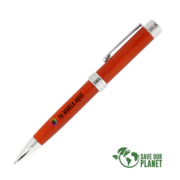 BOLÍGRAFO EJECUTIVO DE MADERA TINTA NEGRA 4