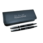 SET DE BOLÍGRAFO Y PORTAMINA + ESTUCHE  6