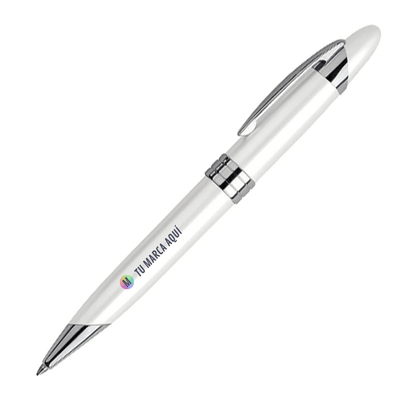 Bolígrafo Metálico White Pearl 4