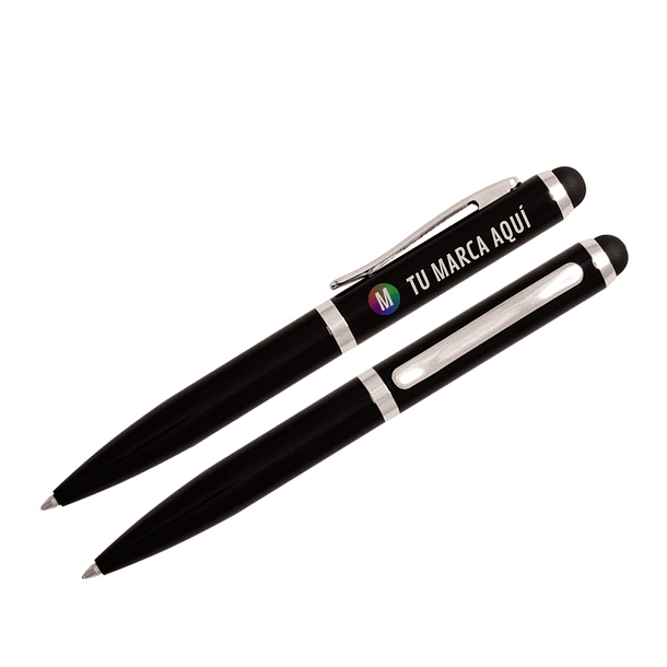 BOLÍGRAFO METÁLICO HOTEL TINTA NEGRA 6