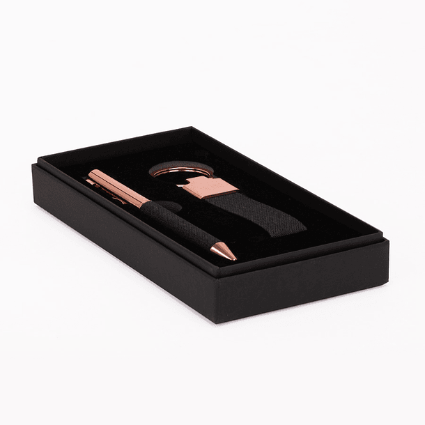 Set de Regalo boligrafo más llavero encobrizados. 2