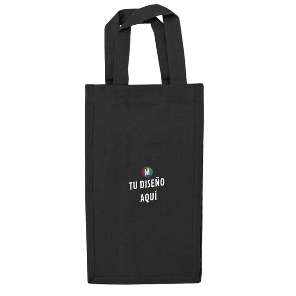 Bolsa 2 Botellas Vino 100% Algodón 4