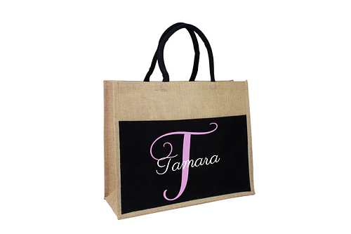 Cartera de yute día de la Madre