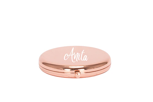 Pack Cosmetiquero Más Espejo Dorado