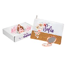 Pack Cosmetiquero Más Espejo Dorado 4