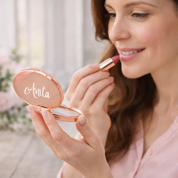 Pack Cosmetiquero Más Espejo Dorado 5