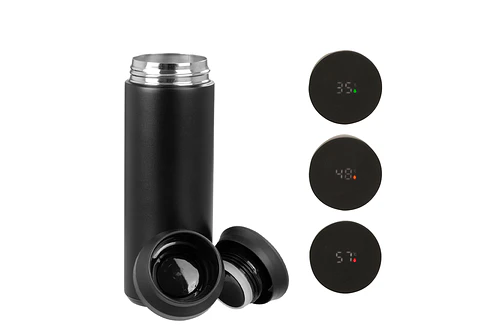 Termo doble pared de acero, con termómetro digital SMART LID, 480cc