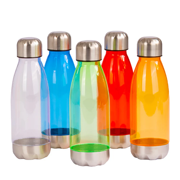 Botella plástica tapa Acero Inoxidable AS 500cc 1