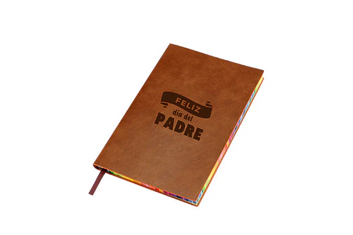 LIBRETA ECOCUERO + BOLÍGRAFO METÁLICO DÍA DEL PADRE