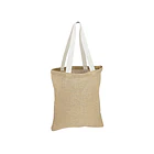 Bolsa de yute reutilizable 35x40cm con manillas de algodón 1