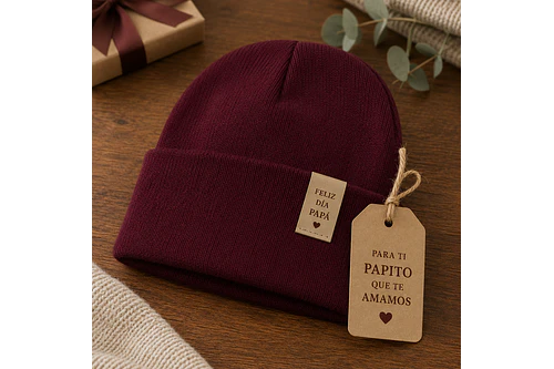 GORRO DE LANA PERSONALIZADO DÍA DEL PADRE