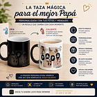 TAZA MÁGICA NEGRA PERSONALIZADA DÍA DEL PADRE 3