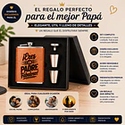 PETACA PERSONALIZADA + VASITOS DÍA DEL PADRE 3