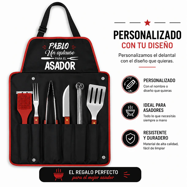 DELANTAL PERSONALIZADO DÍA DEL PADRE 2