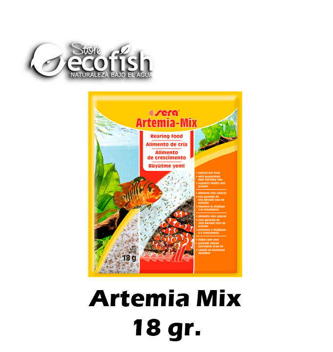 Huevos de artemia lista para Eclosionar Artemia Mix 18gr.