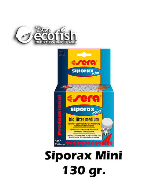 Filtración Biológica - Siporax Mini 130 Gr.