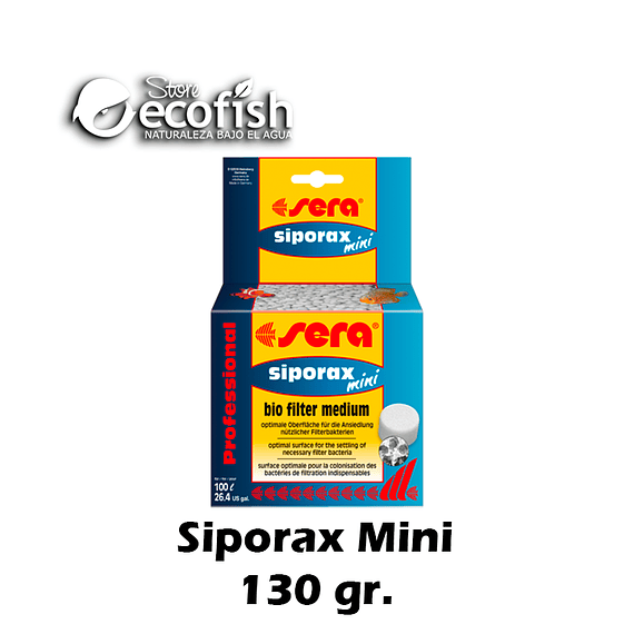Filtración Biológica - Siporax Mini 130 Gr.