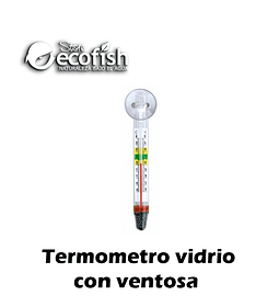 Termometro De Vidrio Flotante Con Ventosa