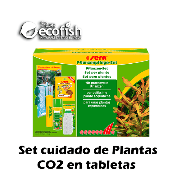 Set De Cuidado Para Plantas Con Co2 En Tabletas