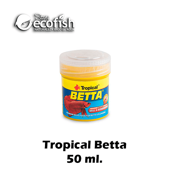 Alimento Tropical Betta 50 Ml.