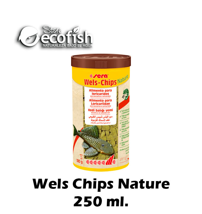 sera Wels-Chips Nature 250ml/95grs - Animal & Fish