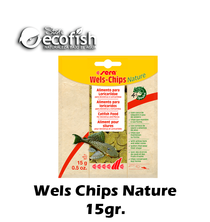 SERA Wels-Chips Nature 15 g zacskós