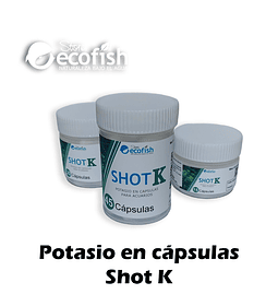Potasio en cápsulas Shot K