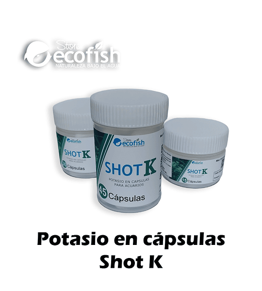 Potasio en cápsulas Shot K