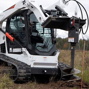 Minicargador con Barreno