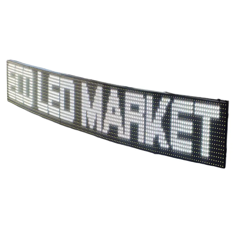 LETRERO LED BUSES CURVO - ecoLED Tecno 2