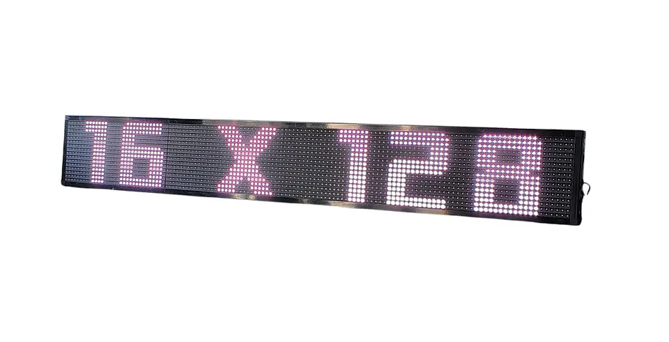LETRERO LED BUSES Y MINIBUSES 16X128 CM - ecoLED Tecno 2