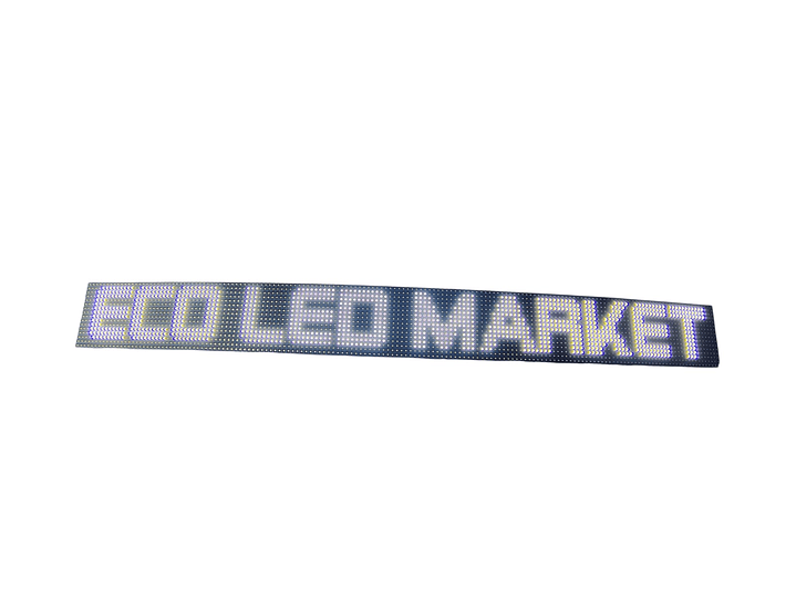 LETRERO LED BUSES CURVO 16X160 CM 2