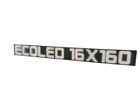 LETRERO LED BUSES CURVO 16X160 CM
