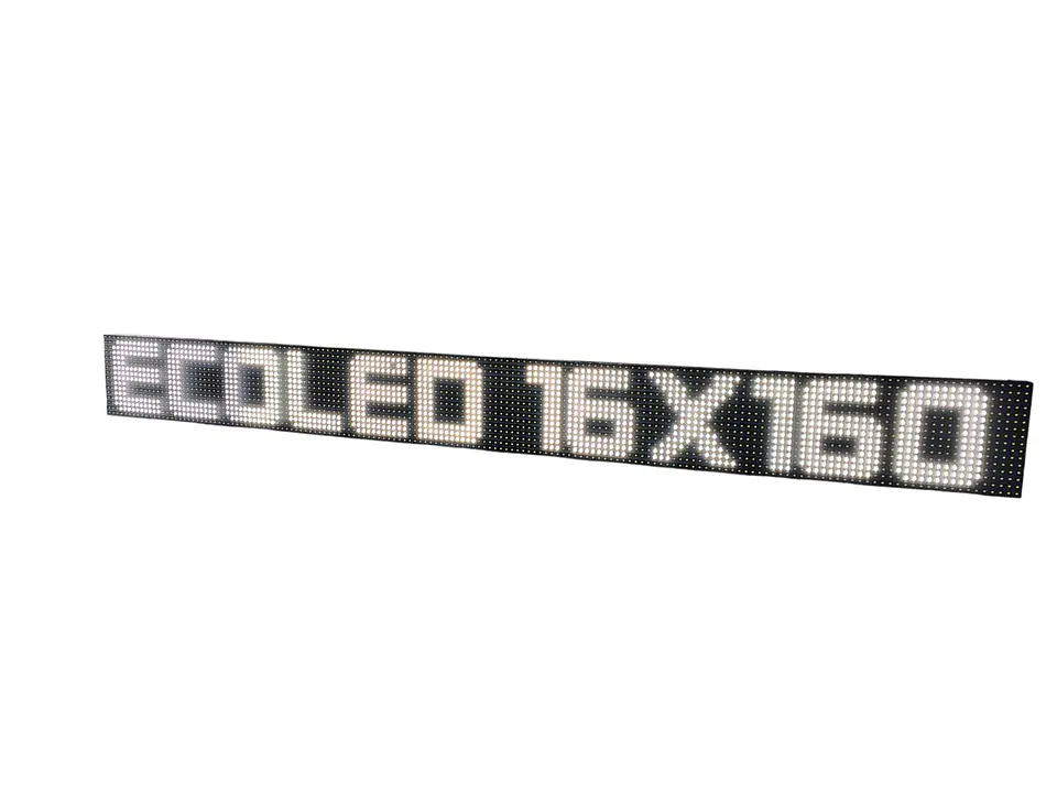 LETRERO LED BUSES CURVO 16X160 CM 1