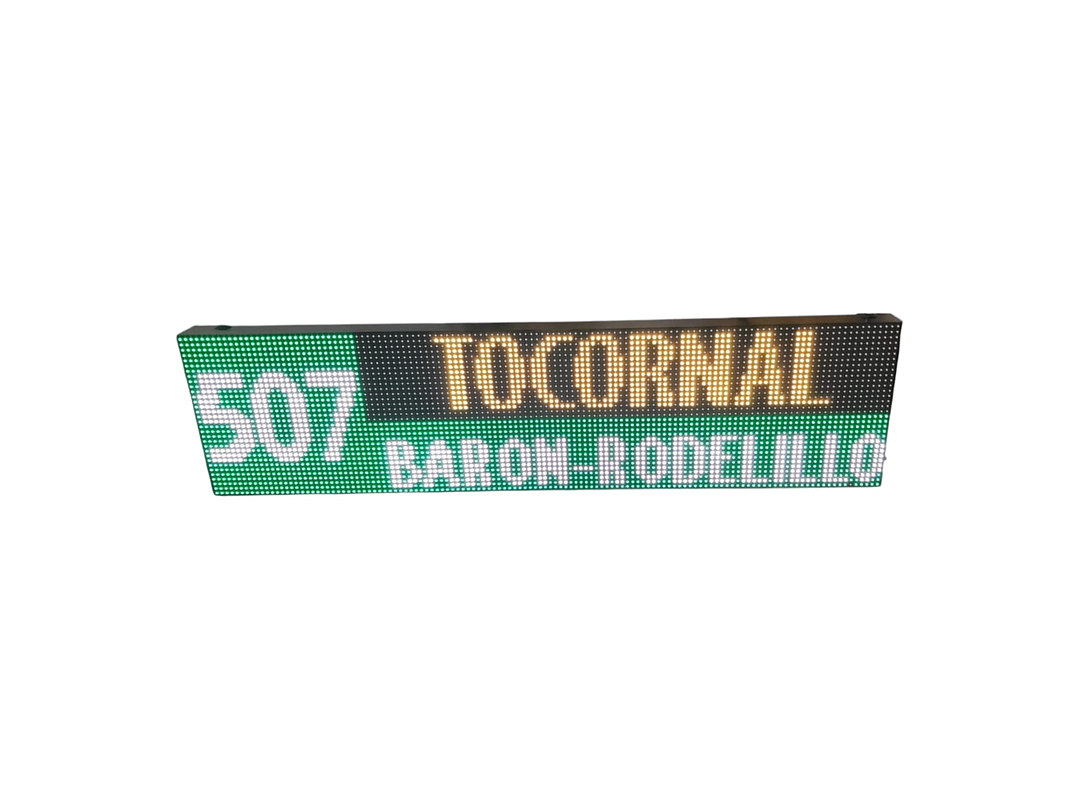 LETRERO LED FULL COLOR / PERIMETRO DE EXCLUSION 1