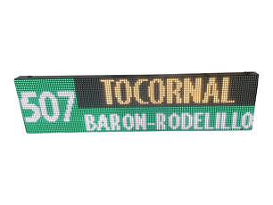 LETRERO LED FULL COLOR / PERIMETRO DE EXCLUSION