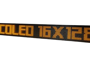 LETRERO LED BUS Y MINIBUS 19X132 CM