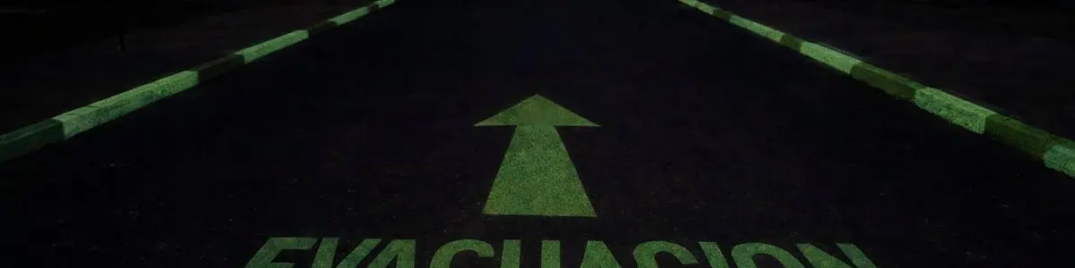 Demarcación fotoluminiscente