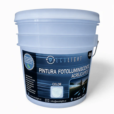 Pintura fotoluminiscente acrílica PCUV azul (SOLO A PEDIDO)