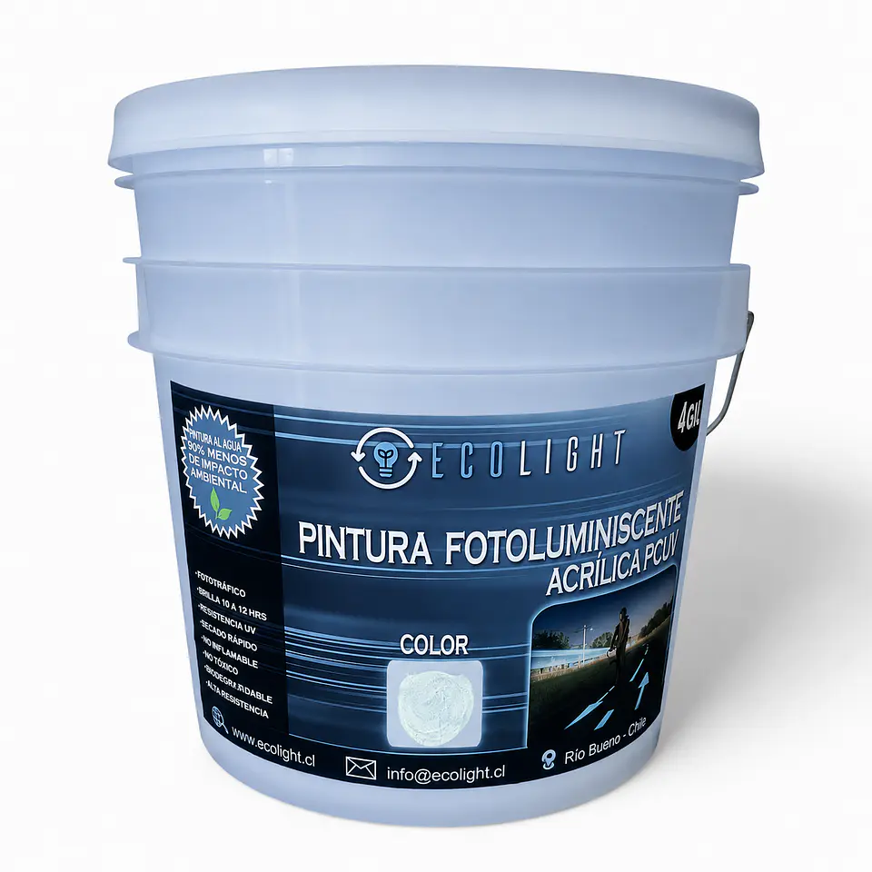 Pintura fotoluminiscente acrílica PCUV azul (SOLO A PEDIDO) 1
