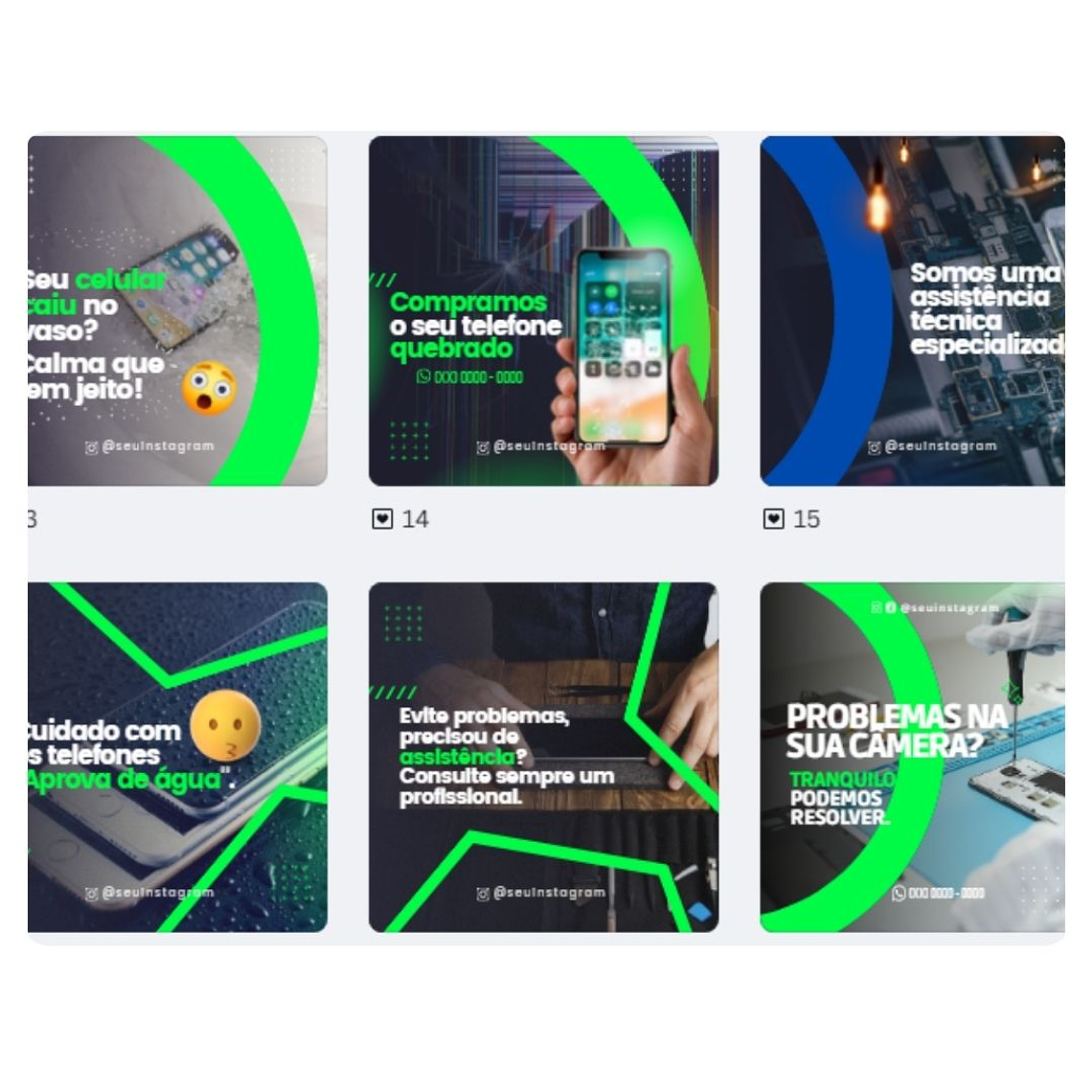 Pack Canva Assistecia Tecnica celular 2