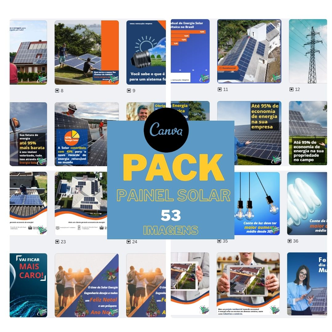 Pack Painel Solar 1