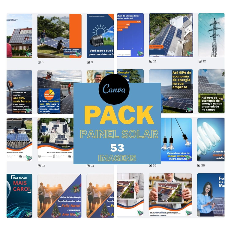Pack Painel Solar 1