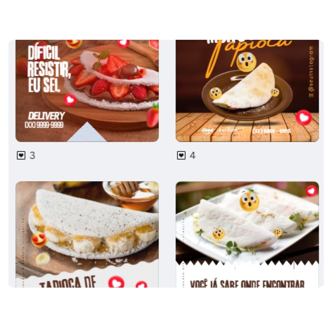 Pack canva de Tapioca 2