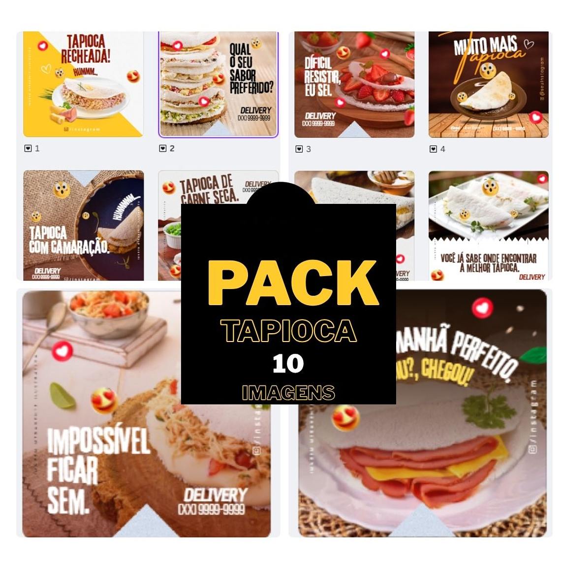 Pack canva de Tapioca 1