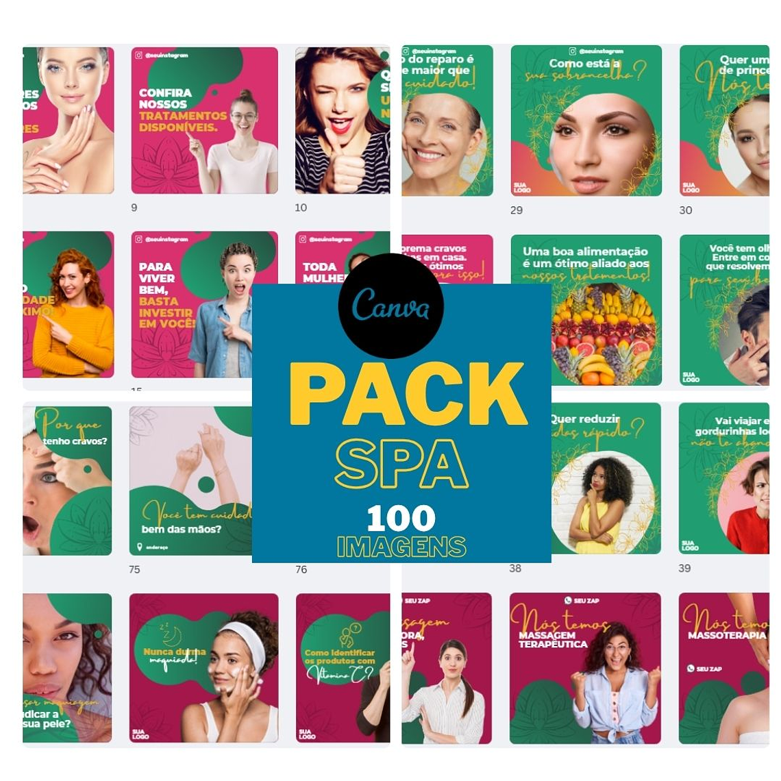 Pack Canva Spa 1