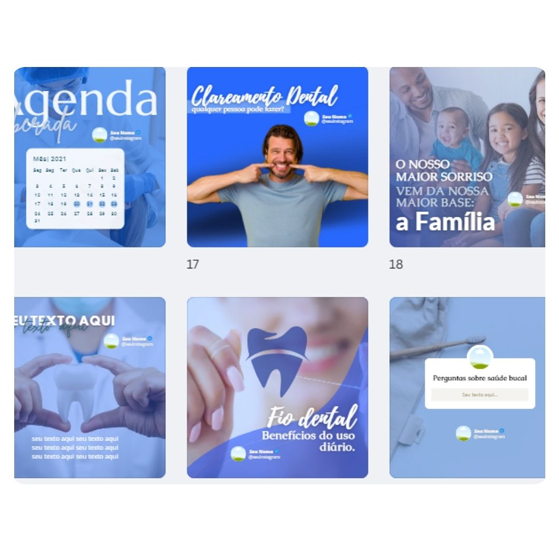 Pack canva dentista 4