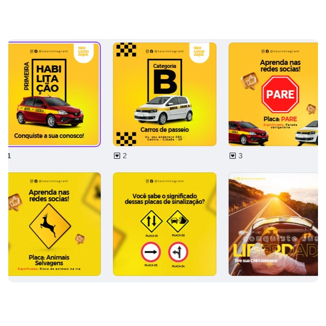 Pack canva Auto Escola 3