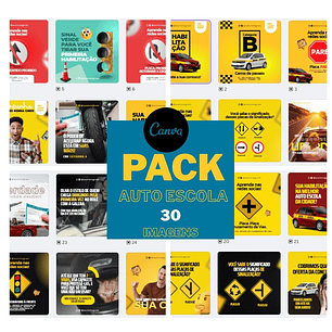 Pack canva Auto Escola