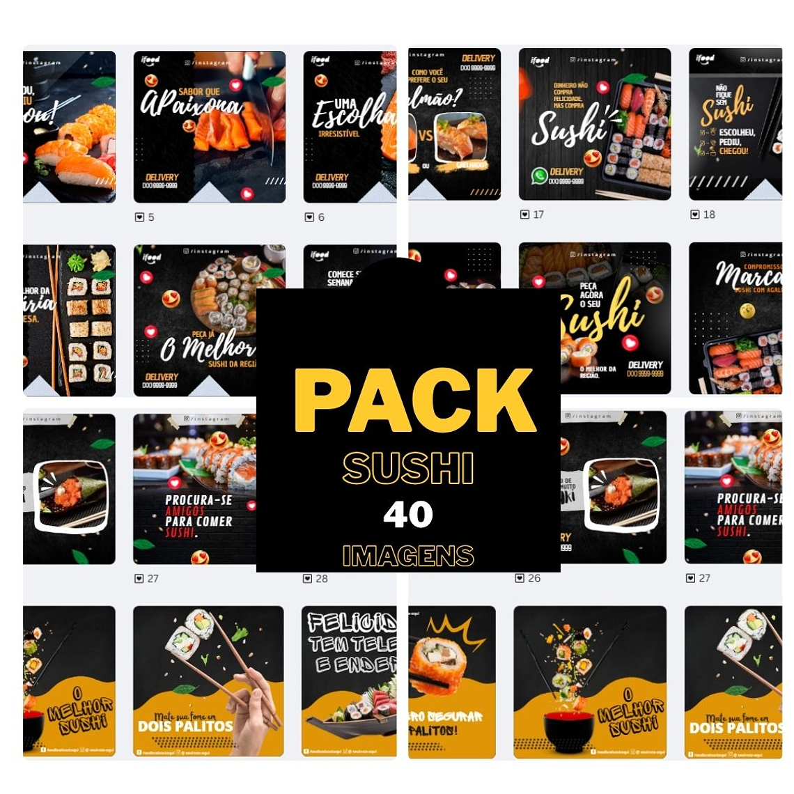 Pack canva Sushi 1